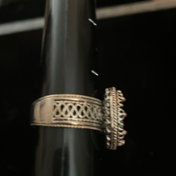 Amethyst and sterling silver ring - Picture 4 of 6